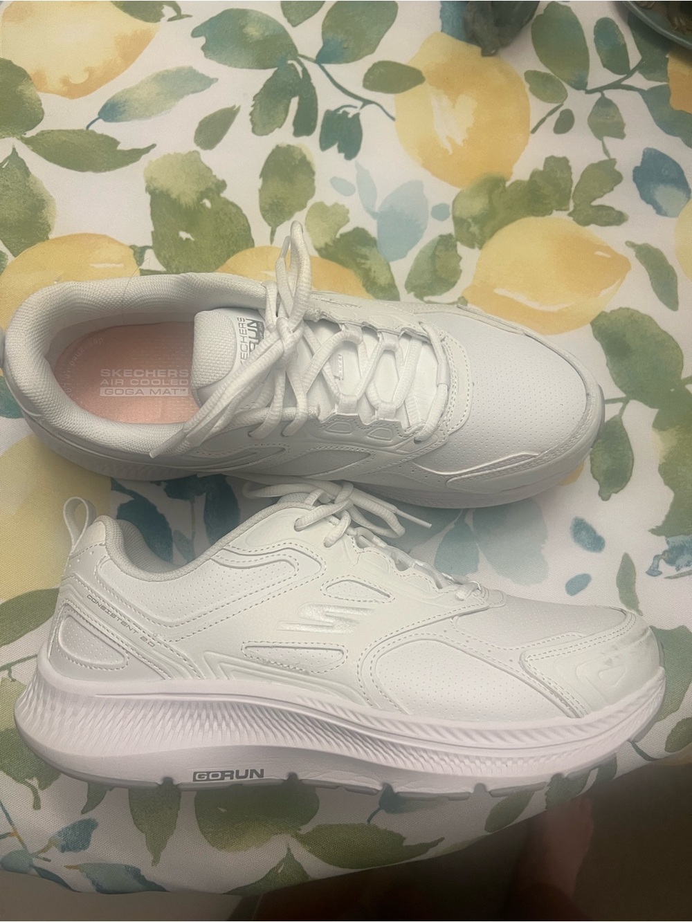 Skechers GO Run White Sneakers Size 10